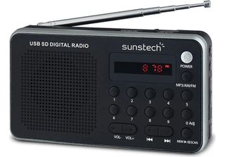 Radio Portatile Sunstech RPD32SL/ Argento