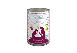 Herrmanns Doghuhn, Hirse, Zucchini, LeinöL 400Gx12