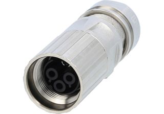 Connettore Per Cavo M17 Dritto Connettore Femmina A Crimpare, Numero Di Poli 3+…