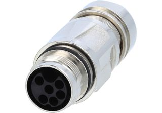 Connettore Femmina M17 Connessione A Crimpare Con Pin Dritto, Numero Di Poli 5+…
