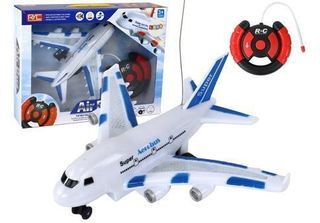 Rc Aeroplano Telecomandato Bianco Aerobus Telecomandato Luci Suoni