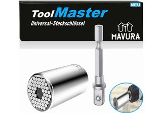 Toolmaster Chiave Universale Multifunzionale A Bussola Per Dadi 7-19 Mm E Adatt…