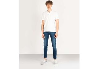 Pepe Jeans Polo "Benson"" - PM541674 | Benson - Bianco- Taglia: M(Eu)"
