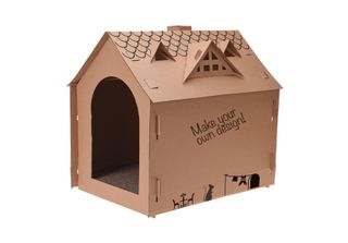 Casetta Per Gatti Pets Collection In Cartone Marrone 44X48X36 Cm