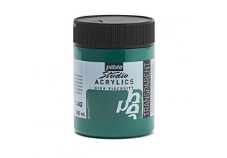 Pebeo Studio Acrilici 500 Ml, 42 Ftalocianina-Smaragd