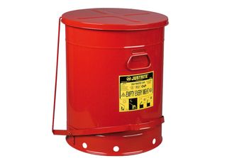Contenitore Di Sicurezza Per La Raccolta 80L In Lamiera D'acciaio D470Xh600Mm A…