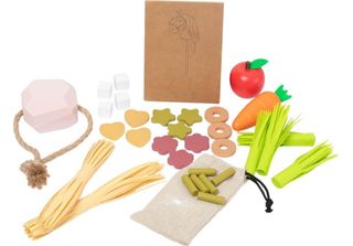 Byastrup Set Di Mangime Hobby Horse Mangime In Legno Look