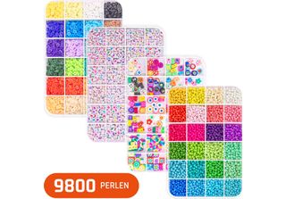 Set Di Perline Xxl - Creazione Di Gioielli - Perline Di Lettere - Perline In Po…