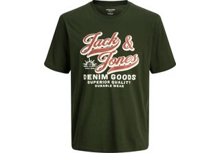 Jack & Jones Maglietta Uomo Jjelogo Tee Ss O-Neck