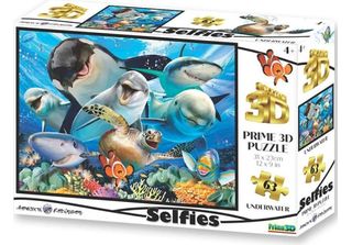 Puzzle 3D Prime Selfie Subacqueo 3D 63 Pezzi