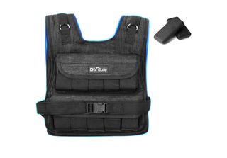 Dh Fitlife Giubbotto Zavorrato Regolabile 20 Kg Per Allenamento Della Forza E S…
