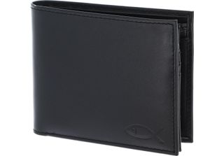 Oxmox Pelle Portafoglio Leather Rfid Protect QuerscheinböRse Freedom Fish Embos…