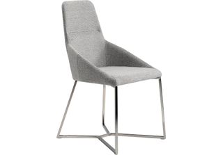 Sedia Angel Cerdá In Tessuto Grigio 4008