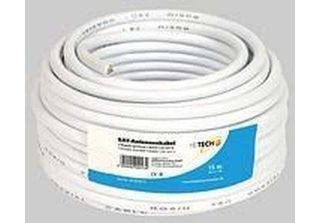 Cavo Antenna Sat Heitech Heitech, Cavo Coassiale Da 15 M Bianco