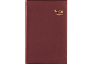 Brepols Agenda Saturnus 1 Dag 2026 Lima Rood