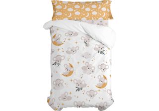Set Copripiumino Happyfriday Moshi Moshi Baby Koala Colorato 2 Pezzi