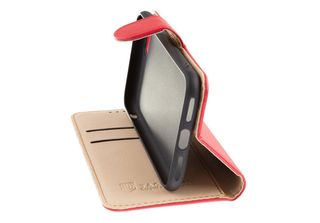 Custodia Diar Per Motorola Moto G34 5G Tactical Field Notes Rosso