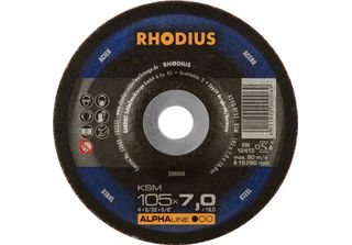 Disco Abrasivo Rhodius Ksm 105X7,0X16,0Mm Acciaio Alphaline - 200008