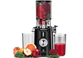 Linkchef SJ-051-EU-BL Lento Spremiagrumi - Potenza 200W Ampia Capacità 1.2L Dop…