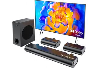 Hiwill A51 Soundbar - 5.1 380W Dolby Atmos Con Subwoofer 5.25" Include 2 Speake…