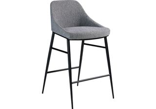 Sgabello Angel Cerdá In Tessuto Grigio 4103