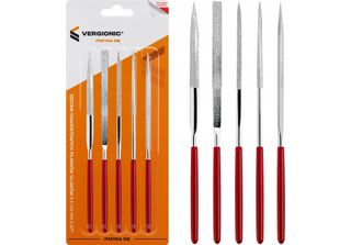 Set Di Lime Ad Ago Diamantate 5 Pezzi 3X140Mm Vergionic