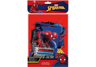 Set Da Colorare Spider-Man Incl. 4 Matite Colorate