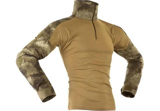 Invadergear Combat Langarm-T-Shirt Braun Xl Herren,Damen Braun Xl
