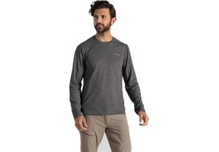 Craghoppers Nosilife Abel - Maglietta A Maniche Lunghe Grey S Uomo Grey S