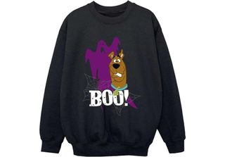 Scooby Doo - Felpa "Boo"" Per Ragazzi BI56682 (116) (Nero)"