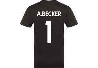 Liverpool Fc - Maglietta "A.Becker 1"" Da Ragazzo, Poliestere GF438 (134) (Nero…