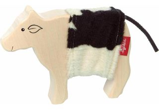 Sigikid Cudly Wudly Mucca In Legno, Figura In Legno, Figura Da Gioco, Giocattol…