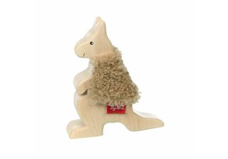 Sigikid Cudly Wudly Animale Di Legno Canguro, Figura Di Legno, Figura Di Gioco,…
