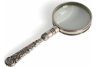 Authentic Models Lente D'ingrandimento Rococò Argento, Lente D'ingrandimento, O…