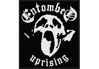 Entombed - Patch "Uprising"", Tessuto RO6535 (Taglia Unica) (Nero/Bianco)"