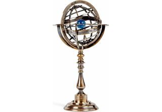 Authentic Models ArmillarsphäRe Bronzo, Quadrante Armillare, Messing, Cromo, GL…