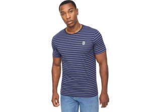 Crosshatch - Maglietta "Loppins"" Da Uomo BG2218 (L) (Navy)"