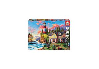 Educa- Puzzle Faro Sull'oceano, 3000 Pezzi, (18507) Educa