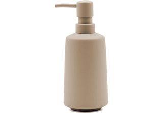 Distributore Di Sapone In Ceramica Di Colore Uniforme, Ceralia, Beige