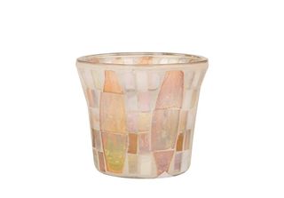 Yankee Candle Portamosaico Per Candele Votive Gold Wave