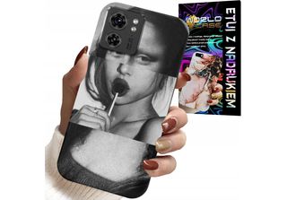 Custodia Per Motorola Edge 40 - Monna Lisa Con Lollipop Custodia Con Motivi All…