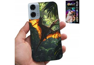 Custodia Per Motorola Moto G35 - Custodia A Zaino Dino Dinosaur Pterodactyl