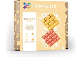 Connetix Piastrelle Magnetiche Base Lemon Peach 2 Pezzi