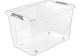 Keeeper 1100300100000 Keeeper Box "Leo"", 56 Litri, Trasparente"