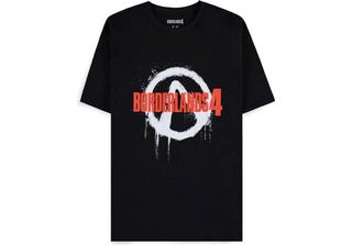Maglietta Borderlands Uomo Borderlands 4 Logo Nero Xl