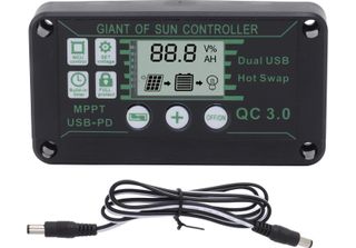 Regolatore Di Carica Solare Mppt Abs Autofocus Per Caravan Rimorchi Barche 10 A