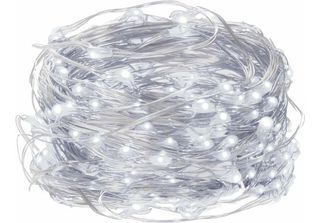 Springos Filo Luci Fata Led Luci Fata 10 Led Interni Bianco Freddo Batteria Umo…