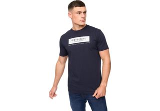 Crosshatch - Maglietta "Jamstate"" Da Uomo BG2275 (L) (Navy)"