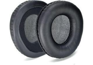 Inf 2 Cuscinetti Auricolari In Pelle Proteica Nera Per Jlab Studio Pro Wireless
