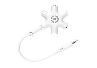 Celly MIX5LINEIN35WH Splitter Audio Bianco